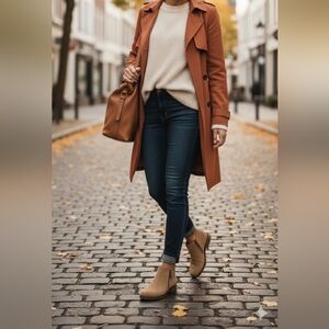 Hush Puppies Light Brown Ankle Booties
